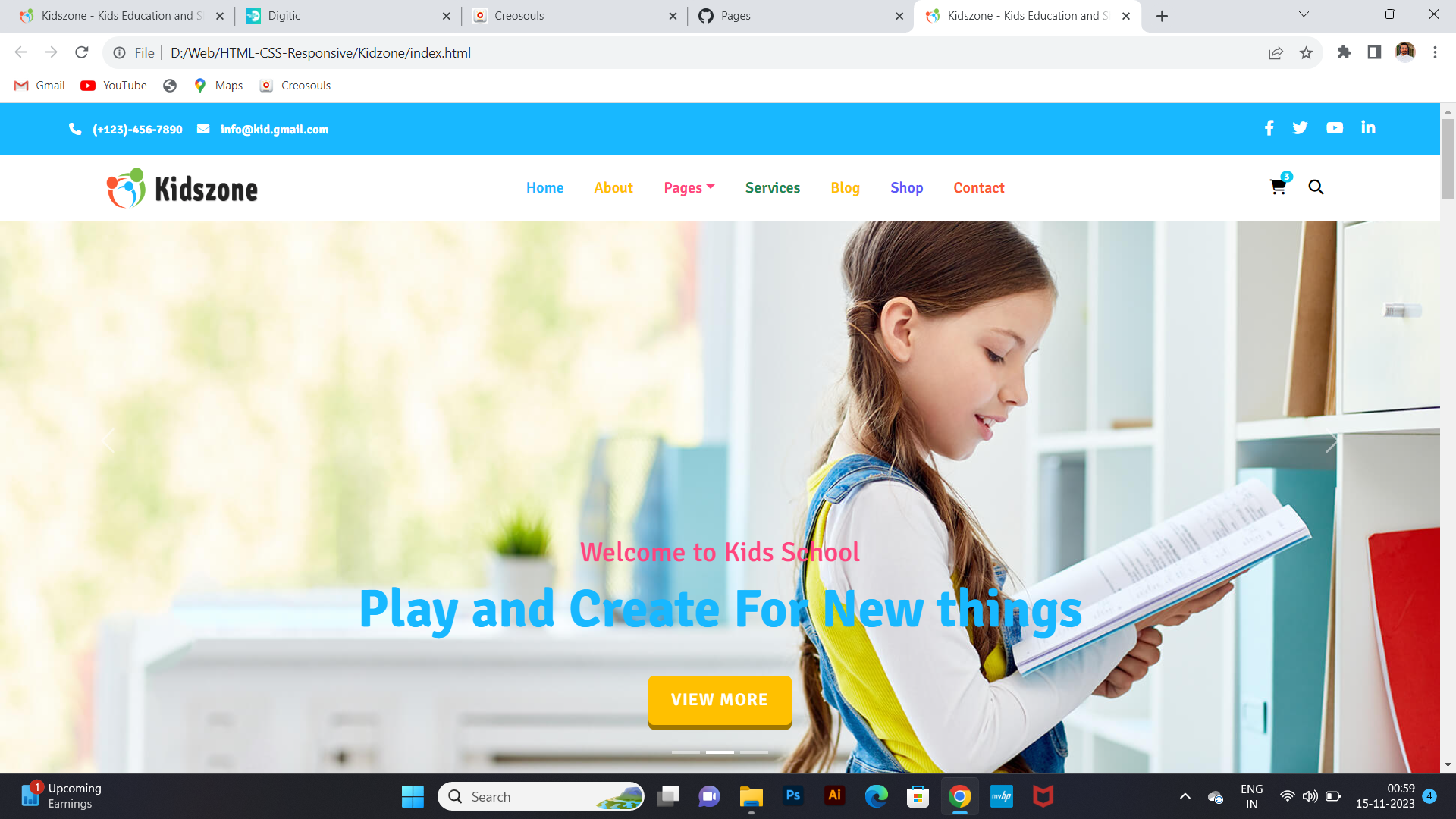 Kidszone-Kids school